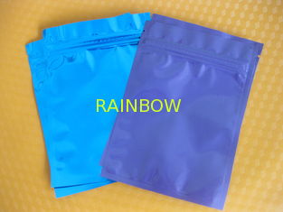 पुनर्नवीनीकरण Luminated एल्यूमीनियम पन्नी पैकेजिंग हर्बल - धूप Mylar Ziplock बैग