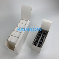 कस्टम ग्लॉसी फिल्म नहीं कॉस्मेटिक कॉस्मेटिक बोतलों पेपर बॉक्स पैकेजिंग के लिए 350g 400g मोटाई सफेद कार्डबोर्ड के साथ मुद्रित