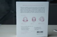 पिंस सैड पेपर पैकेजिंग बॉक्स जिंसेंग कोलेजन कॉस्मेटिक मास्क के लिए सफेद कार्ड