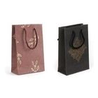 शॉपिंग के लिए नाजुक गुलाबी हनाडल पेपर बैग, प्रिंटिंग गिफ्ट पेपर बैग