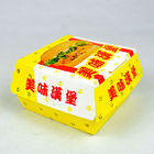 खाद्य ग्रेड डिस्पोजेबल कागज बॉक्स हैम्बर्गर पैकेजिंग बॉक्स अनुकूलित लोगो के साथ