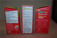 गर्म मुद्रांकन, लाल के साथ अनुकूलित नालीदार कागज बॉक्स पैकेज