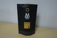 ब्लैक मैट जिपलॉक कॉफी एल्युमिनियम फॉयल पाउच पैकेजिंग डोपैक बैग