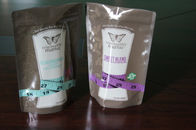 चाय / कॉफी / तरल के लिए एल्यूमीनियम पन्नी पन्नी थैली पैकेजिंग के लिए ज़िपलॉक स्टैंड