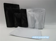 जिपर के साथ 250 ग्राम कॉफी पाउडर की पैकेजिंग के लिए डिसाइडिंग वाल्व के साथ पन्नी वाले प्लास्टिक कॉफी बैग