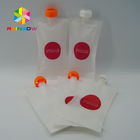 बच्चे के लिए निचोड़ने योग्य प्लास्टिक पैकेजिंग बेबी फूड पाउच / पुन: प्रयोज्य टोंटी थैली खाद्य बैग निचोड़