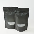 वाल्व के साथ मैट स्टैंड अप कॉफी बीन पैकेजिंग बैग प्लास्टिक कस्टम मुद्रित कॉफी बैग