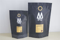 कॉफी पाउडर / बीन पैकेजिंग के लिए 250 ग्राम 500 ग्राम 1 किलो जिपलॉक पाउच बैग