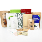 बायोडिग्रेडेबल कस्टमाइज्ड लोगो 100g 250g चाय कॉफी सूखी फल पैकेजिंग बैग रीसाइक्लेबल स्टैंड अप बैग