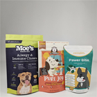 कस्टम लोगो MOQ 100pcs चाय के लिए क्राफ्ट पेपर बैग कुकी केक अखरोट खाद्य पदार्थ पाउडर पालतू भोजन पैकेजिंग बैग