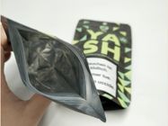 जिपर के साथ थैली खड़े एल्यूमीनियम पन्नी वैक्यूम खाली चाय पैकेजिंग बैग अनुकूलित