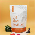 कस्टम चाय पैकेजिंग पाउच Detox Slimming चाय / फूल पत्ती / बीज बीन Ziplock बैग
