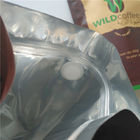 वाल्व के साथ रीसेबल चाय बैग पैकेजिंग एल्यूमीनियम पन्नी स्टैंड अप कॉफी बैग