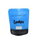 जिपलॉक के साथ मुद्रित पन्नी पाउच पैकेजिंग प्राप्य 3.5 ग्राम कुकीज़ बैग गंध सबूत