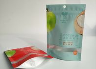 जिपर के साथ अनुकूलित टुकड़े टुकड़े में पुन: प्रयोज्य प्लास्टिक नारियल पाउडर बैग खाद्य पैकेजिंग बैग