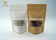 भोजन के लिए छोटे एल्यूमीनियम पन्नी ज़िप लॉक पेपर बैग पैकेजिंग पाउच Doypack मैट प्रभाव