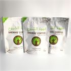 खाद्य ग्रेड प्लास्टिक पाउच पैकेजिंग मैट सतह कॉफी बैग ज़िपलॉक एफडीए चिह्नित