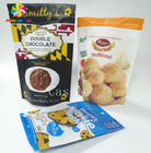 500g मूंगफली कुकी पैकेजिंग के लिए फूड स्नैक बैग पैकेजिंग जिपर / यूरो होल