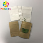 पैकेजिंग के लिए आयत गोल खिड़की अनुकूलित पेपर बैग 50-200 माइक्रोन मोटाई