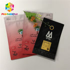 पुन: प्रयोज्य स्टैंड अप पन्नी थैली पैकेजिंग रंगीन एल्यूमीनियम पन्नी कॉफी बैग ज़िपलॉक के साथ