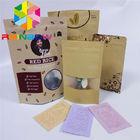 इको - फ्रेंडली फूड पेपर बॉक्स पैकेजिंग हीट सील जिपलॉक वाल्व कॉफी बीन के लिए