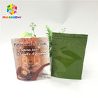 लचीला कस्टम मुद्रित स्टैंड पाउच एल्यूमीनियम पन्नी ज़िप लॉक प्लास्टिक बैग