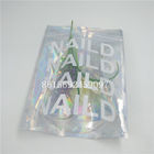 होलोग्राफिक लेजर एल्यूमीनियम पन्नी बैग कस्टम लोगो मुद्रण बरौनी शीर्ष बरौनी के लिए