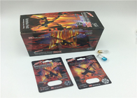 राइनो 69 डी ब्लिस्टर कार्ड पैकेजिंग कैप्सूल गोली कस्टम रंग डिस्प्ले पेपर बॉक्स के साथ
