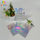 कॉस्मेटिक / आई शैडो के लिए डिजिटल प्रिंटिंग जिपर प्लास्टिक स्टैंड अल्युमिनियम फॉयल बैग