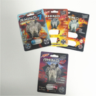 टिकाऊ राइनो प्लास्टिक ब्लिस्टर पैकेजिंग 3 डी लेंटिकुलर कार्ड पुरुष कोटेड पेपर सामग्री