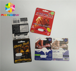 यूवी मुद्रण ब्लिस्टर कार्ड पैकेजिंग CBD तेल की बोतल कागज ब्लिस्टर कार्ड / इलेक्ट्रॉनिक Vape कारतूस