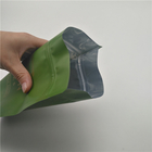 एल्यूमीनियम पन्नी नीचे कली बैग रिसाव सबूत लोगो मुद्रण Ziplock पैकेजिंग