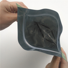 एल्यूमीनियम पन्नी नीचे कली बैग रिसाव सबूत लोगो मुद्रण Ziplock पैकेजिंग
