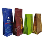 कॉफी बीन्स चाय बैग पैकेजिंग कस्टम प्रिंटिंग जिपर शीर्ष स्थायी बैग