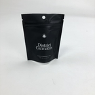 कस्टम छोटे मैट काले पारदर्शी थैली अप के साथ पाउच पैकेजिंग ज़िपलॉक एल्यूमीनियम पन्नी बैग स्टैंडिंग