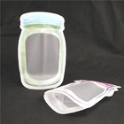खाद्य रस दूध जेली तरल के लिए अनुकूलित पुन: प्रयोज्य विशेष आकार का प्लास्टिक पाउच