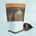 चाय बैग के लिए कॉफी बीन्स चाय पैकेजिंग प्लास्टिक वाल्व और जिपर कॉफी पैकेजिंग बैग थैली खड़े हो जाओ