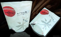 साइड-सील चावल के लिए जिपर के साथ पन्नी बैग पैकेजिंग टिकाऊ खड़े हो जाओ