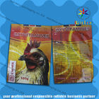 कुत्ते / बिल्ली / मवेशी / चिकन के लिए साइड गस्सेट के साथ रंगीन प्रिंटिंग पालतू खाद्य थैली