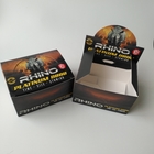 69 राइनो ब्लिस्टर कार्ड के लिए 3डी इफेक्ट डिस्प्ले पेपर पैकेजिंग बॉक्स 4सी कार्डबोर्ड