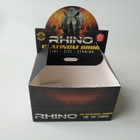 69 राइनो ब्लिस्टर कार्ड के लिए 3डी इफेक्ट डिस्प्ले पेपर पैकेजिंग बॉक्स 4सी कार्डबोर्ड