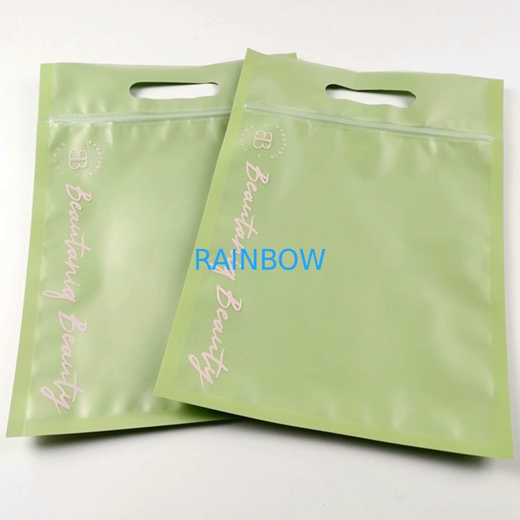 अंडरवीयर के लिए Gravnre 150mic FDA पुन: प्रयोज्य जिपर प्लास्टिक बैग CYMK MOPP