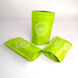 कस्टम मुद्रित Recyclable क्राफ्ट पेपर बैग ग्रीन टी पैकेजिंग एसजीएस / एफडीए अनुमोदन