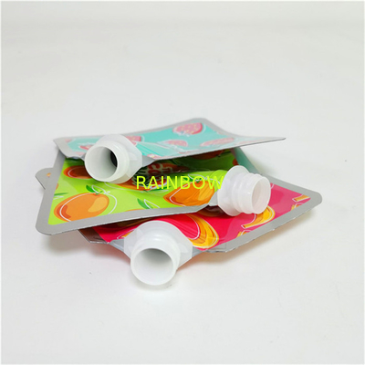 Beapak पुन: प्रयोज्य स्टैंड अप प्लास्टिक कस्टम तरल फलों का रस पेय पैकेजिंग टोंटी पाउच