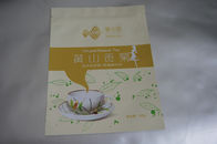गुलदाउदी मैट के लिए जिपर और आंसू पायदान के साथ फ्लैट एल्यूमीनियम पन्नी चाय बैग पैकेजिंग