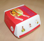 बर्गर के लिए इकोफ्रेंडली पेपर बॉक्स पैकेजिंग हैमबर्गर पेपर बॉक्स पैकेजिंग बॉक्स