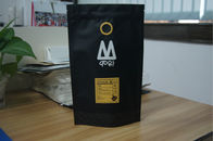 मैट ब्लैक एल्युमिनियम फॉयल कॉफी / टी बैग्स पैकेजिंग मौइस्चर प्रूफ बैग