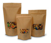 खुदरा, व्यापक रूप से इस्तेमाल किया, भोजन के लिए क्राफ्ट पेपर बैग, नट, कुकीज़, चॉकलेट के लिए स्नैक्स बैग
