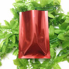 कस्टम मुद्रित Mylar जिपलॉक बैग खाद्य भंडारण पैकेजिंग के लिए स्टैंड आकार के साथ लाल Mylar बैग