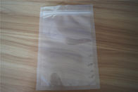हैंग होल के साथ थ्री साइड सील क्लियर प्लास्टिक पाउच पैकेजिंग जिपलॉक बैग